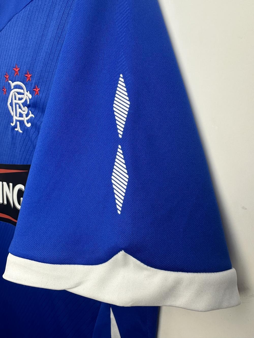 Rangers FC Retro Soccer Jersey Home Custom Shirt 2008-09 - ujerseystore