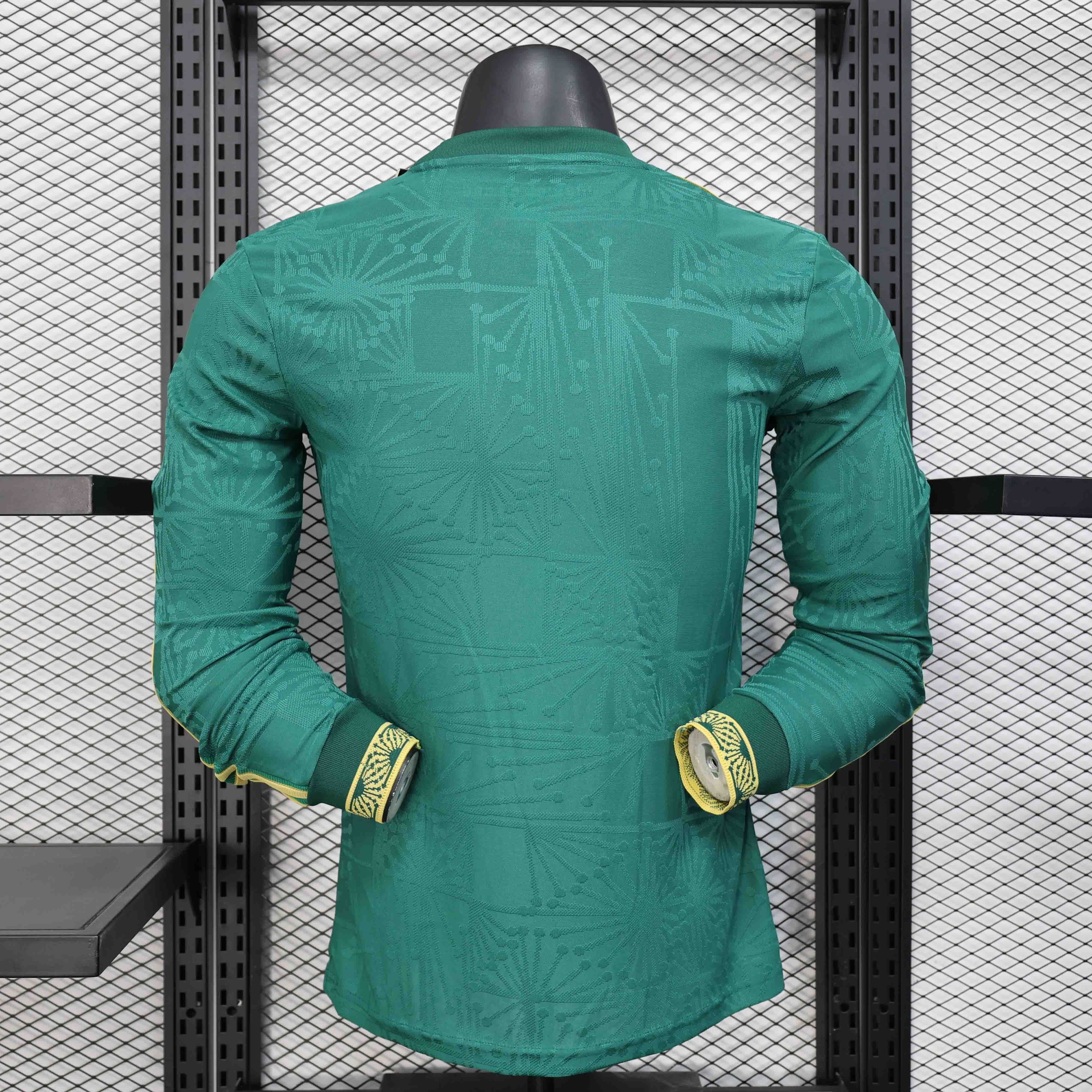 Mexico Green Special Long Sleeve Soccer Jersey 2025