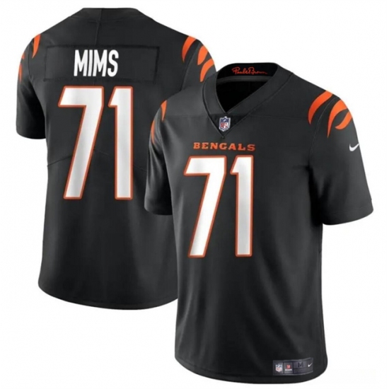 Men's Cincinnati Bengals #71 Amarius Mims Black 2024 Draft Vapor Untouchable Limited Football Stitched Jersey - Ujersey