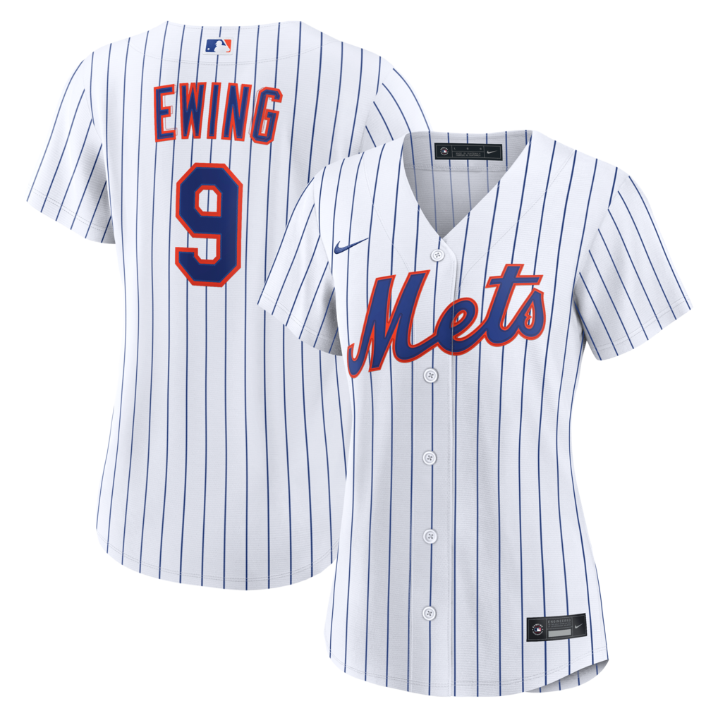 Women's New York Mets AJ Ewing Nike White Home Replica Jersey - Ujersey