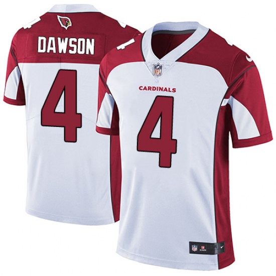 Youth Nike Arizona Cardinals #4 Phil Dawson White Vapor Untouchable Limited Player NFL Jersey - Ujersey