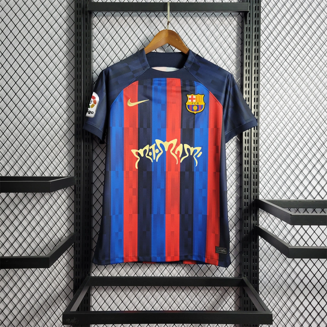 Barcelona Home Rosalia Version Soccer Jersey Custom Shirt 2022/23 - Ujersey Shop