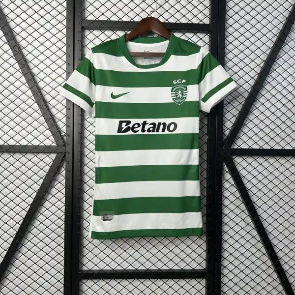 Sporting CP Soccer Jersey Home Women's Custom Shirt 2025/26 - ujerseystore