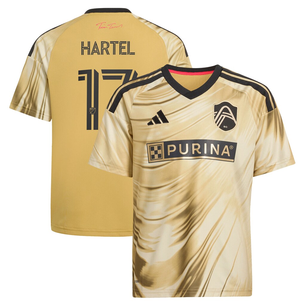 Youth St. Louis CITY SC Marcel Hartel adidas Yellow 2026 The Tina Turner Kit Replica Jersey - Ujersey