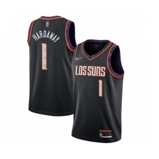Women's Phoenix Suns #1 Penny Hardaway Swingman Black Basketball Jersey - 2019 20 City Edition - Ujersey