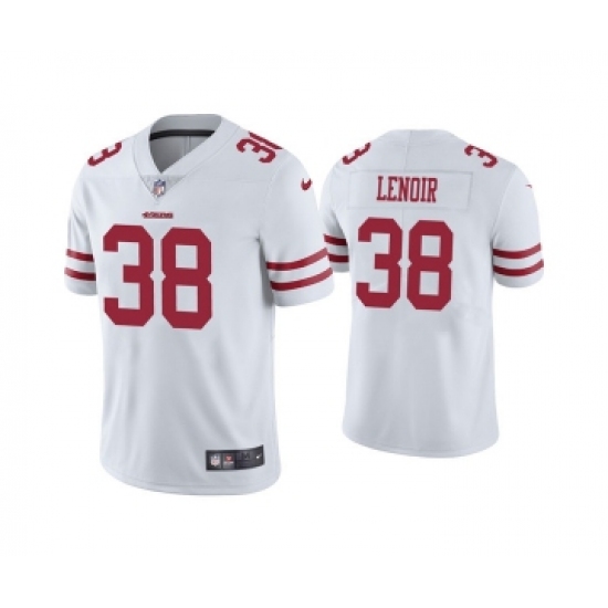 Men San Francisco 49ers #38 Deommodore Lenoir White Vapor Untouchable Limited Jersey - Ujersey