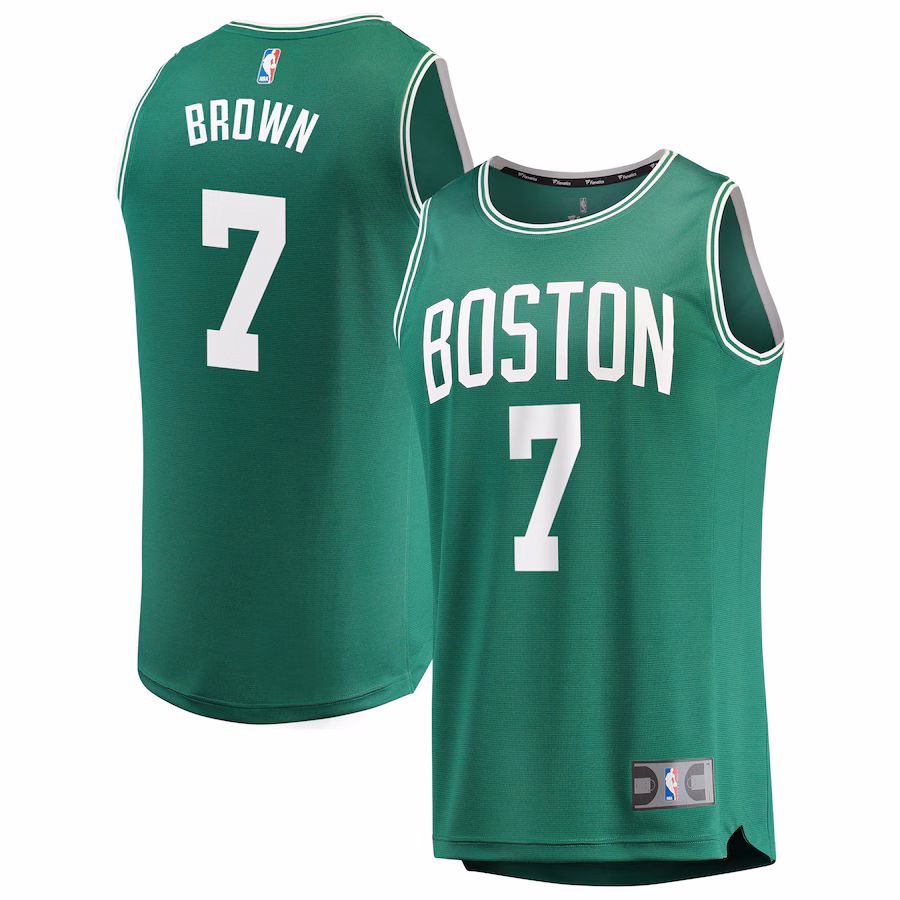 Youth Boston Celtics Jaylen Brown Fanatics Kelly Green Fast Break Player Jersey - Icon Edition - Ujersey NHL