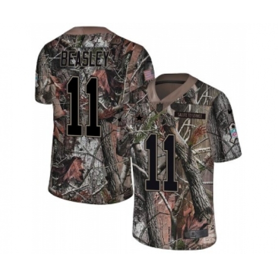 Men's Dallas Cowboys #18 Randall Cobb Limited Black 2016 Salute to Service Football Jersey - Ujersey