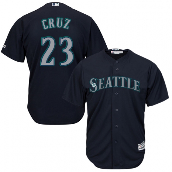 Youth Majestic Seattle Mariners #23 Nelson Cruz Replica Navy Blue Alternate 2 Cool Base MLB Jersey - Ujersey