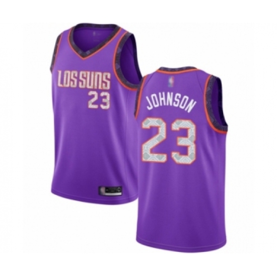 Women's Phoenix Suns #23 Cameron Johnson Swingman Purple Basketball Jersey - 2018 19 City Edition - Ujersey