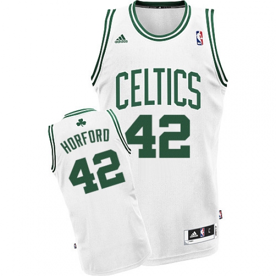Women's Adidas Boston Celtics #42 Al Horford Swingman White Home NBA Jersey - Ujersey