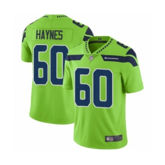 Youth Seattle Seahawks #60 Phil Haynes Limited Green Rush Vapor Untouchable Football Jersey - Ujersey