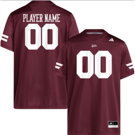 Men's Mississippi State Bulldogs Red Football adidas Replica Custom Jersey - Ujersey