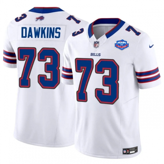 Men's Buffalo Bills #73 Dion Dawkins White 2025 F.U.S.E. With Farewell Vapor Untouchable Limited Football Stitched Jersey - Ujersey