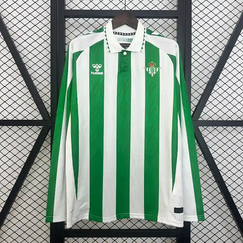 Real Betis Home Long Sleeve Soccer Jersey 2024/25
