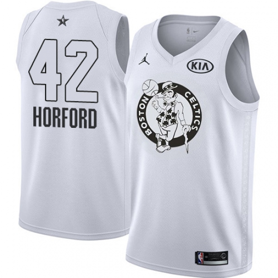 Youth Nike Jordan Boston Celtics #42 Al Horford Swingman White 2018 All-Star Game NBA Jersey - Ujersey