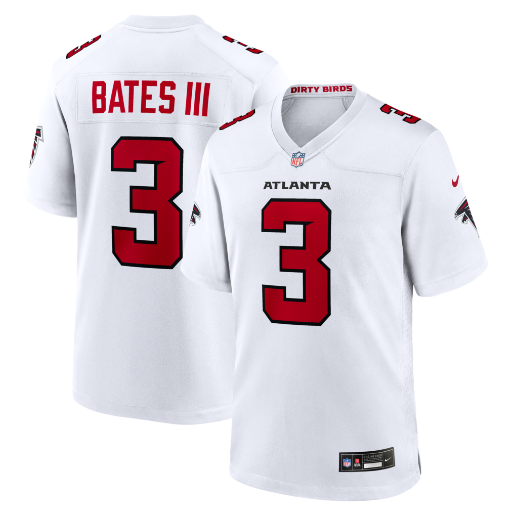 Men's Atlanta Falcons Jessie Bates III Nike White Game Jersey - U-jersey