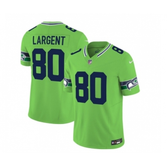 Men's Nike Seattle Seahawks #80 Steve Largent 2023 F.U.S.E. Green Limited Football Stitched Jersey