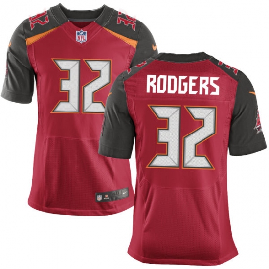 Men's Nike Tampa Bay Buccaneers #32 Jacquizz Rodgers Elite Red Team Color NFL Jersey - Ujersey