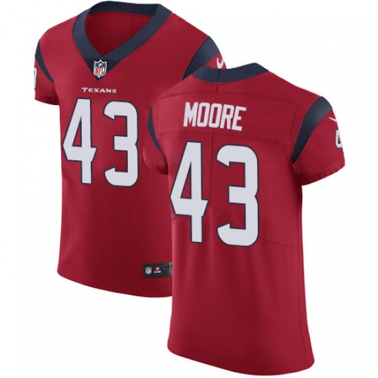 Men's Nike Houston Texans #43 Corey Moore Red Alternate Vapor Untouchable Elite Player NFL Jersey - Ujersey