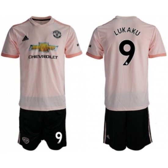 Manchester United #9 Lukaku Away Soccer Club Jersey