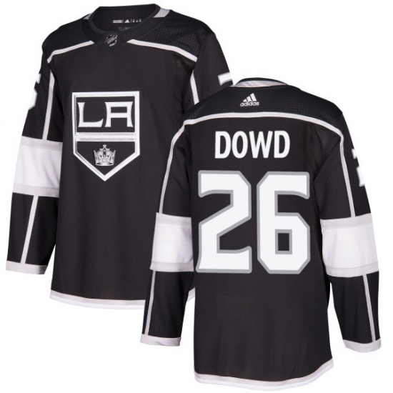 Men's Adidas Los Angeles Kings #26 Nic Dowd Authentic Black Home NHL Jersey - Ujersey