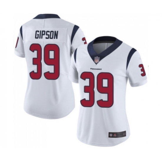 Women's Houston Texans #39 Tashaun Gipson White Vapor Untouchable Limited Player Football Jersey - Ujersey