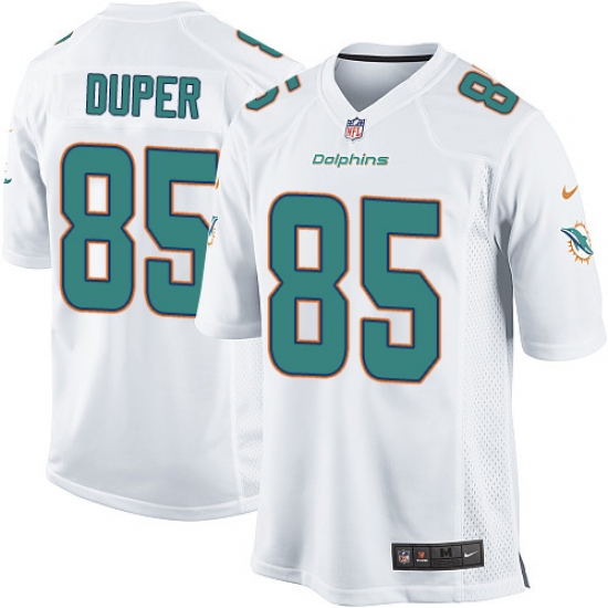 Youth Nike Miami Dolphins #85 Mark Duper Game White NFL Jersey - Ujersey