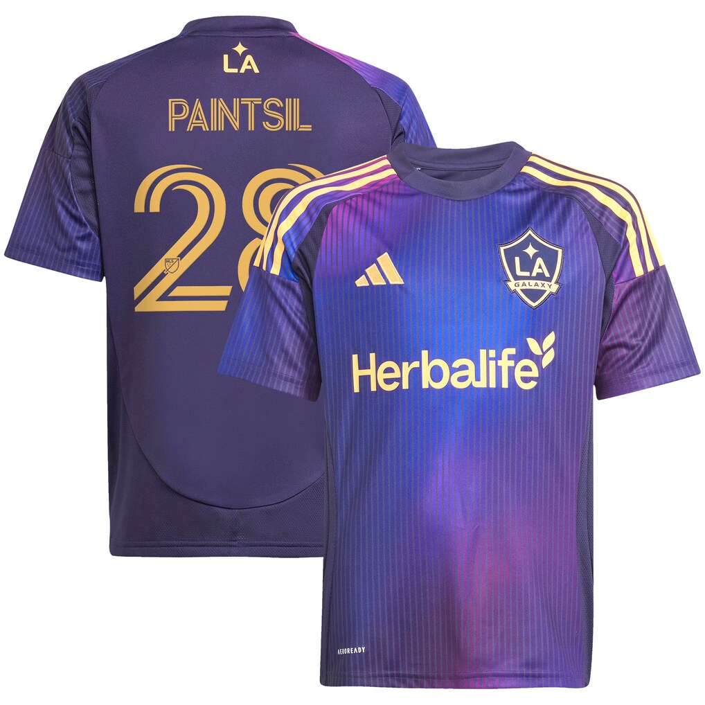 Youth LA Galaxy Joseph Paintsil adidas Navy 2025 RIZON Replica Jersey - Ujersey