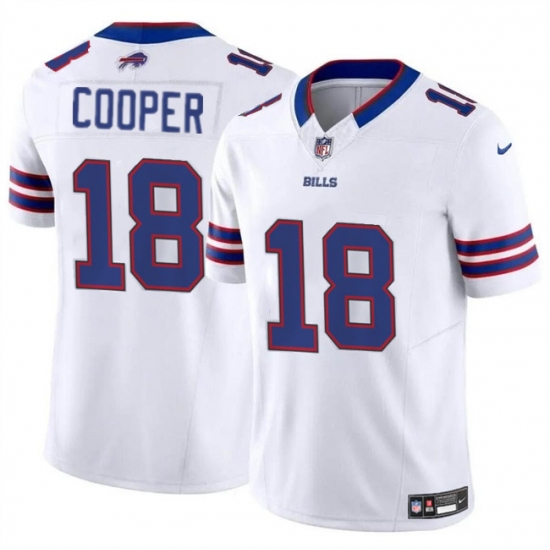 Men's Buffalo Bills #18 Amari Cooper White 2024 F.U.S.E. Vapor Untouchable Limited Stitched Football Jersey - Ujersey