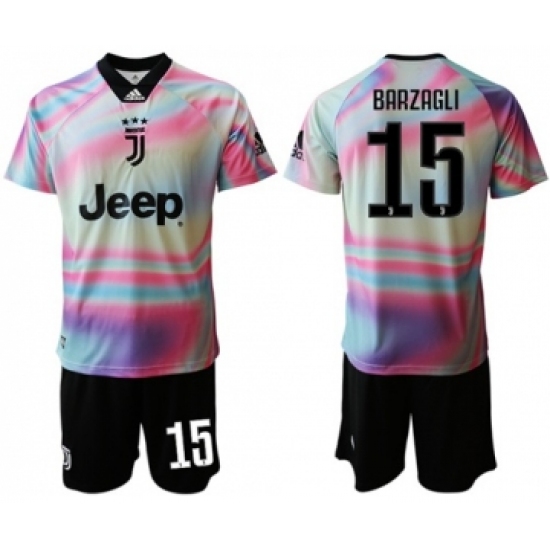 Juventus #15 Barzagli Anniversary Soccer Club Jersey