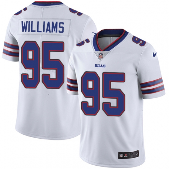 Youth Nike Buffalo Bills #95 Kyle Williams White Vapor Untouchable Limited Player NFL Jersey - Ujersey