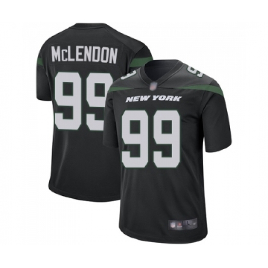 Men's New York Jets #99 Steve McLendon Game Black Alternate Football Jersey - Ujersey