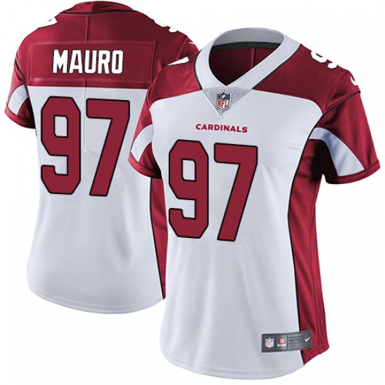 Women's Nike Arizona Cardinals #97 Josh Mauro White Vapor Untouchable Limited Player NFL Jersey - Ujersey