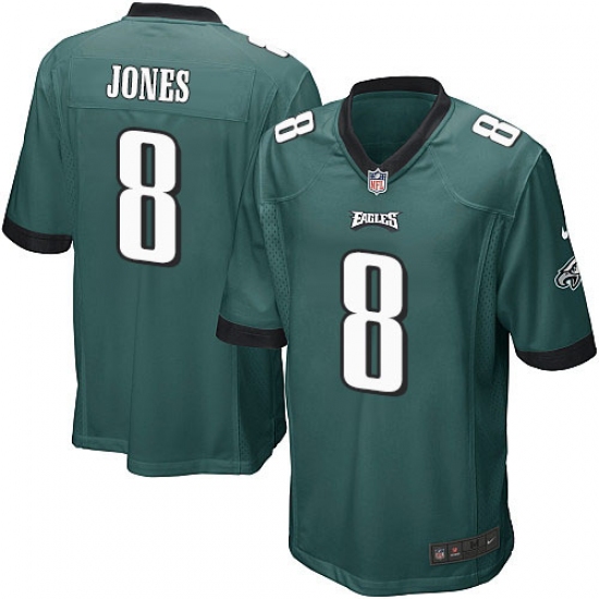Men's Nike Philadelphia Eagles #8 Donnie Jones Game Midnight Green Team Color NFL Jersey - Ujersey