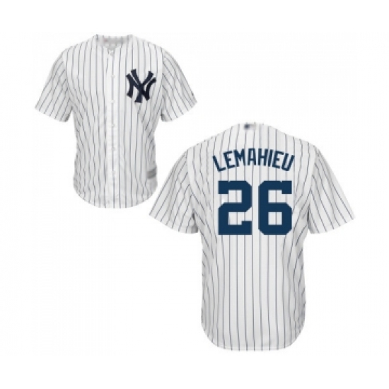 Men's New York Yankees #26 DJ LeMahieu Replica White Home Baseball Jersey - Ujersey