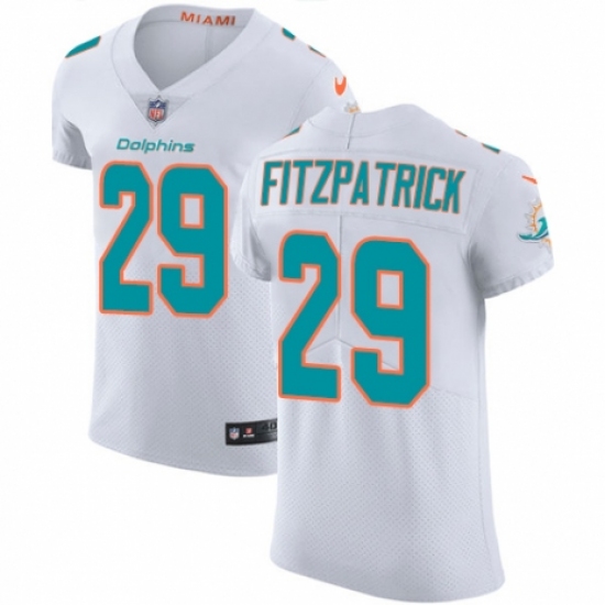 Men's Nike Miami Dolphins #29 Minkah Fitzpatrick White Vapor Untouchable Elite Player NFL Jersey - Ujersey