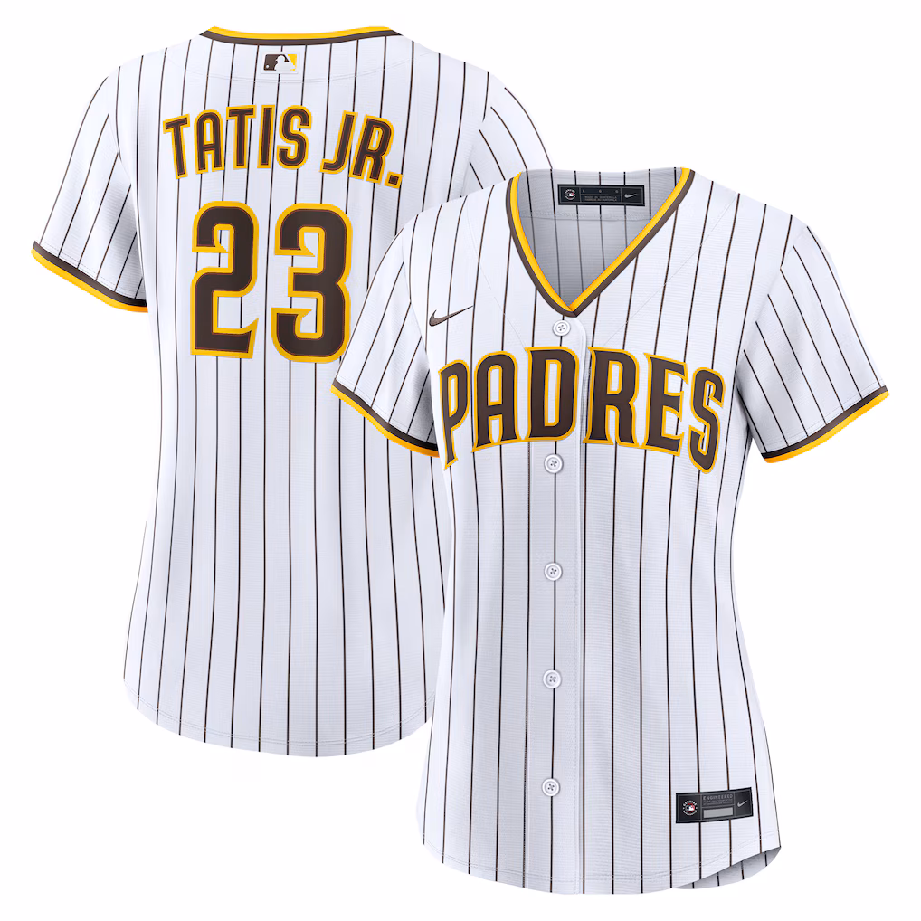Women's San Diego Padres Fernando Tatis Jr. Nike White Home Replica Jersey - Vujersey Los Angeles Rams