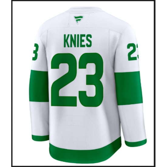 Youth Toronto Maple Leafs #23 Matthew Knies White Authentitc Jersey - Ujersey