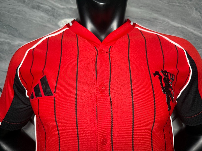 Manchester United x US Pack Baseball Jersey Shirt 2025/26