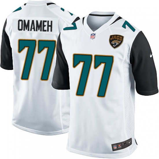 Men's Nike Jacksonville Jaguars #77 Patrick Omameh Game White NFL Jersey - Ujersey