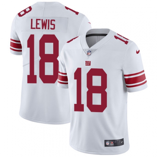 Youth Nike New York Giants #18 Roger Lewis White Vapor Untouchable Elite Player NFL Jersey - Ujersey