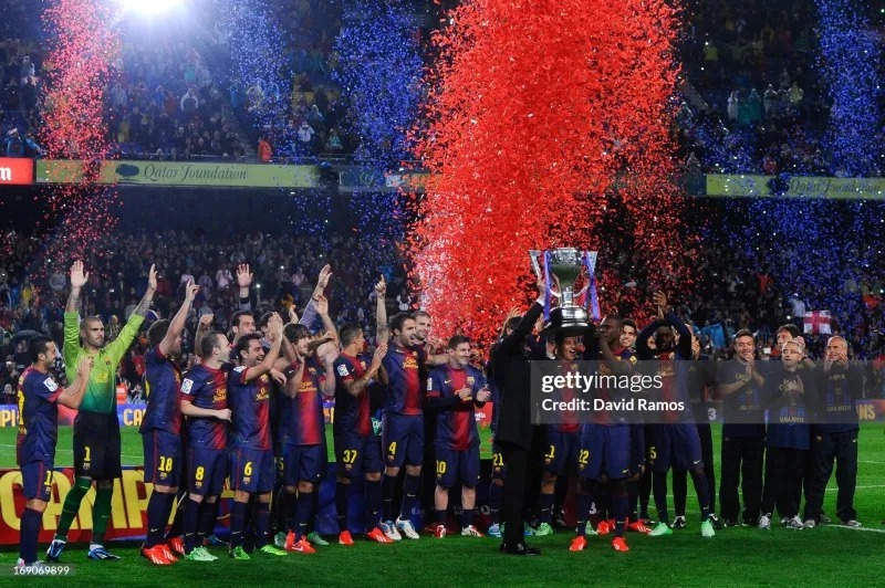 Barcelona Retro Jersey Home Soccer Shirt 2012-13