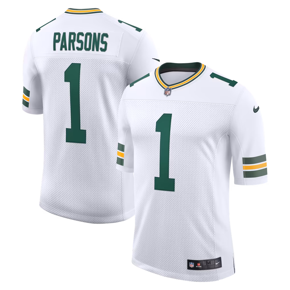 Men's Green Bay Packers Micah Parsons Nike White White Vapor Untouchable Stitched Limited Jersey - U-jersey