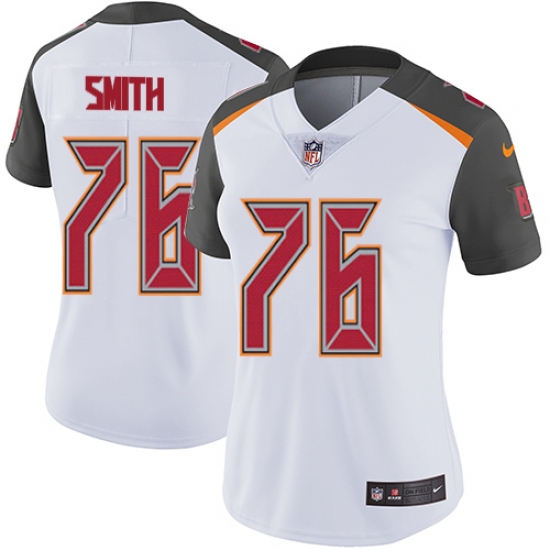 Women's Nike Tampa Bay Buccaneers #76 Donovan Smith Elite White NFL Jersey - Ujersey