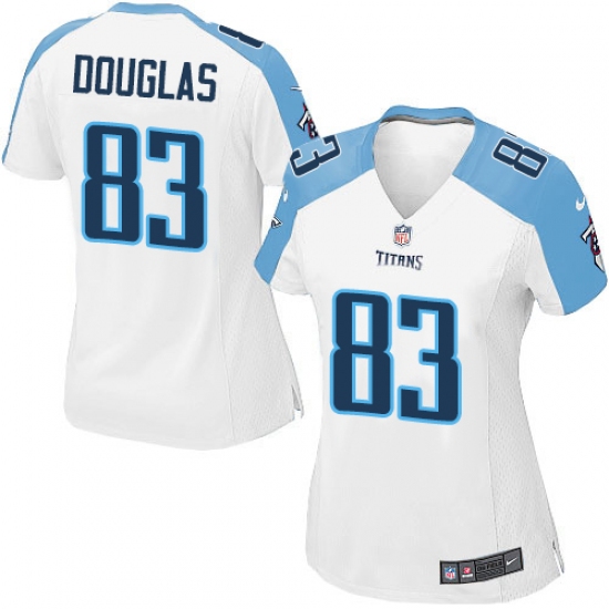 Women's Nike Tennessee Titans #83 Harry Douglas Game White NFL Jersey - Ujersey