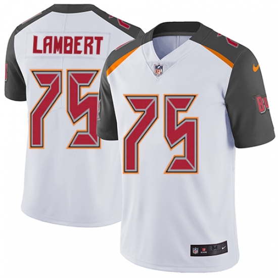 Youth Nike Tampa Bay Buccaneers #75 Davonte Lambert Elite White NFL Jersey - Ujersey