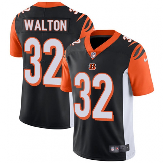 Youth Nike Cincinnati Bengals #32 Mark Walton Black Team Color Vapor Untouchable Limited Player NFL Jersey - Ujersey