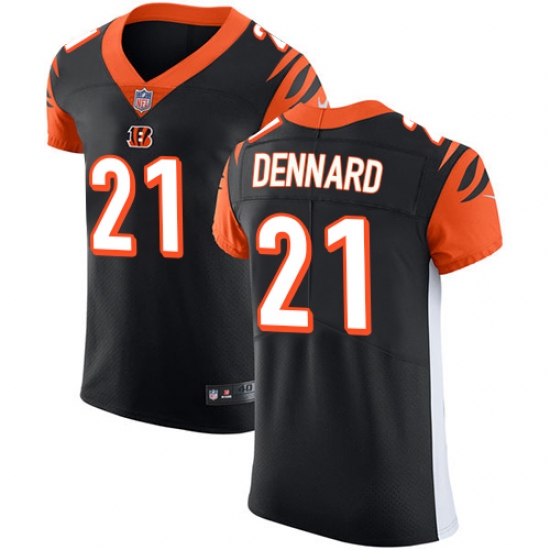 Men's Nike Cincinnati Bengals #21 Darqueze Dennard Black Team Color Vapor Untouchable Elite Player NFL Jersey - Ujersey