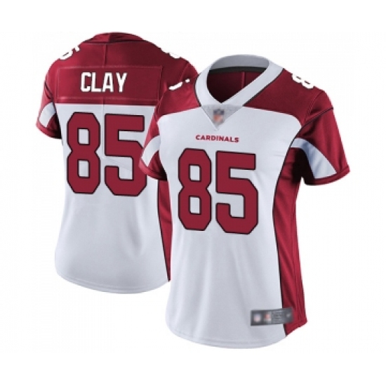 Women's Arizona Cardinals #85 Charles Clay White Vapor Untouchable Limited Player Football Jersey - Ujersey